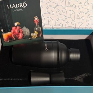 Lladro Black Cocktail Shaker Set